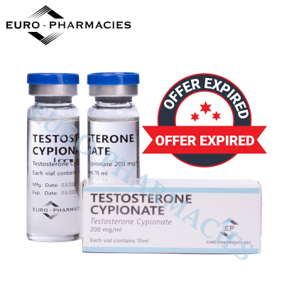 Testosterone Cypionate - 200mg/ml, 15ml/vial - Euro-Pharmacies - USA