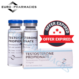 Testosterone Propionate - 75mg/ml, 15ml/vial - Euro-Pharmacies - USA