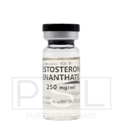 Euro-Pharmacies Testosterone Enanthate 250mg per ml 10ml vial – 250mg per ml concentration, 100:100 ratio, shipped from USA