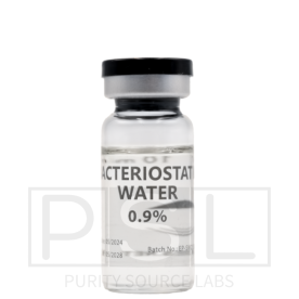 Bacteriostatic Water- 0.9%  10ml/vial - Euro-Pharmacies