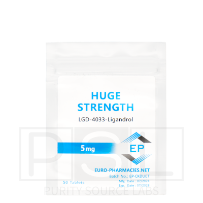 Huge strength (LGD4033) - 5mg/tab - 50 tab - Euro-Pharmacies - USA