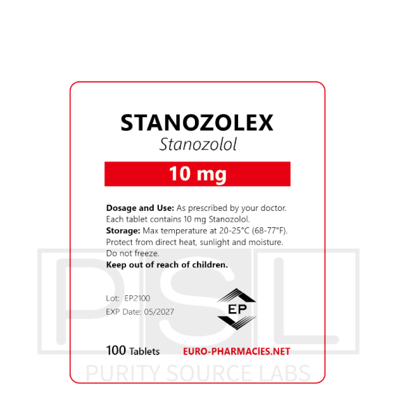 Stanozolex 10 (Winstrol) - 10mg/tab, 100 pills/bag - Euro-Pharmacies – USA