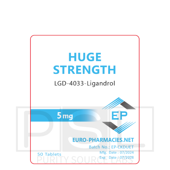 Huge strength (LGD4033) - 5mg/tab - 50 tab - Euro-Pharmacies - USA